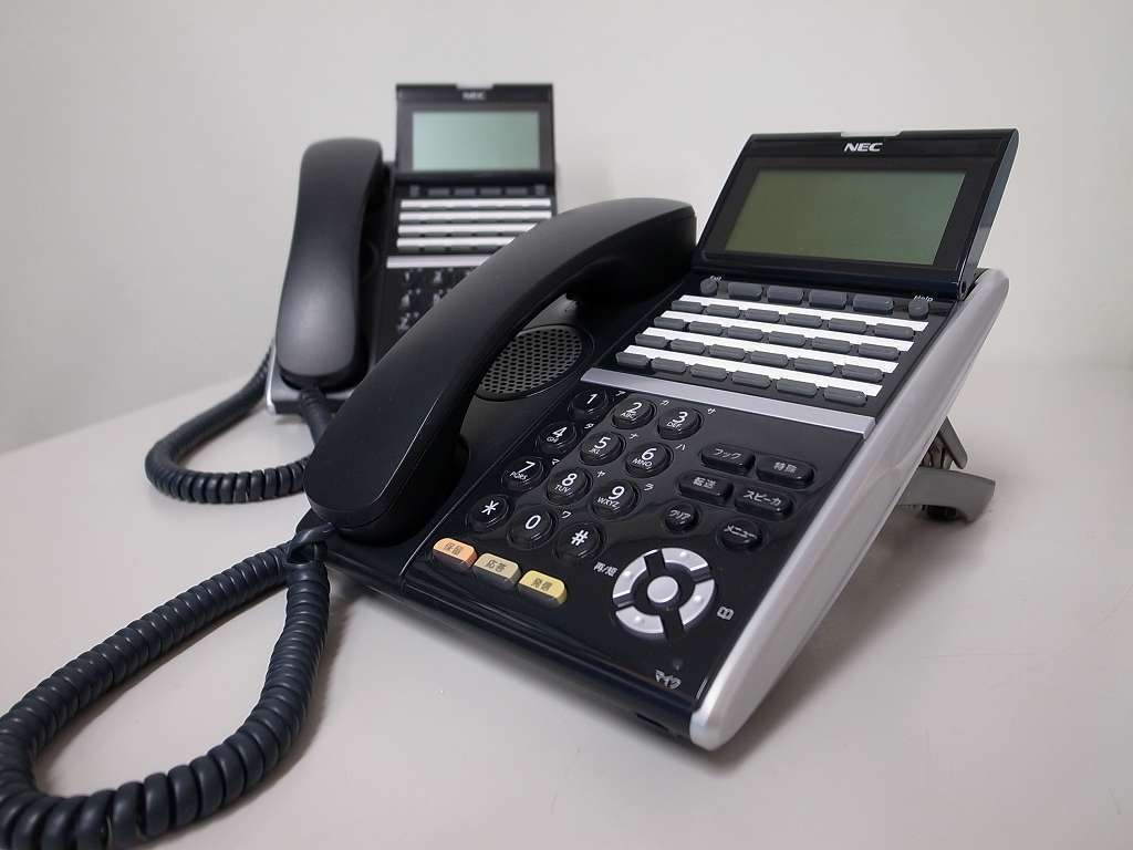 2022新発 □【☆ITZ☆】 NEC UX 24ボタンIP電話機 【ITZ-24D-2D(BK)TEL
