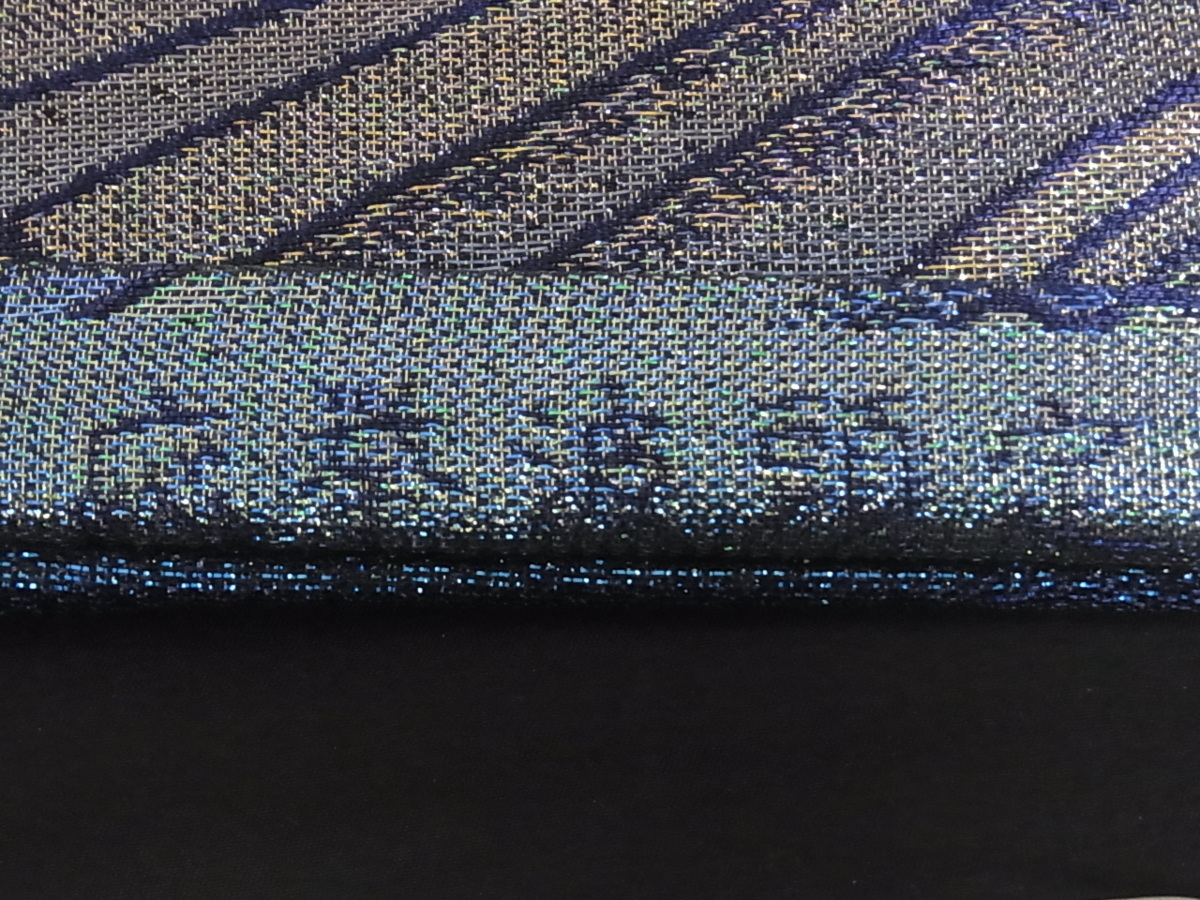 日本お値下 織りの宝石 佐波理袋帯 新品、未着用 応挙波頭定 着物 