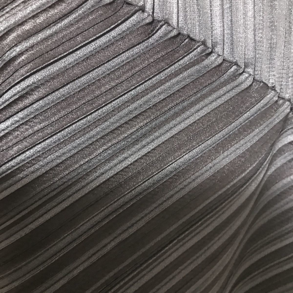 pleats please issey miyake mirror jumpsuit charcoal grey black