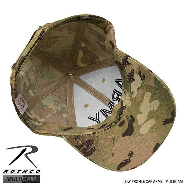 ROTHCO 新品 マルチカムベースボールキャップ(ARMY)迷彩 プロファイルキャップ 目深 深め CAP 帽子 フリー クライ プレジョン_画像5