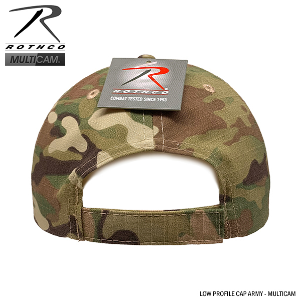 ROTHCO 新品 マルチカムベースボールキャップ(ARMY)迷彩 プロファイルキャップ 目深 深め CAP 帽子 フリー クライ プレジョン_画像4