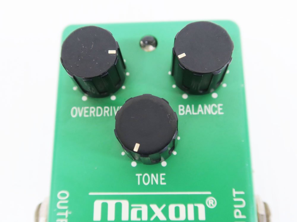 ○ D) 激レア!Maxon マクソン OverDrive OD-808 エフェクター オーバー