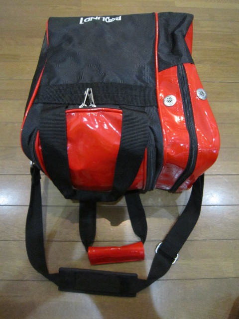Round1 round one bowling sphere for carry bag cushion attaching shoes for Space equipped Black & red