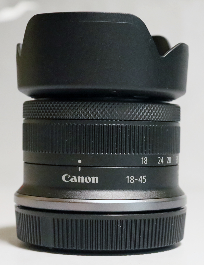 ◇◇Canon RF-S18-45mm F4.5-6.3 IS STM 極美品 フード付き