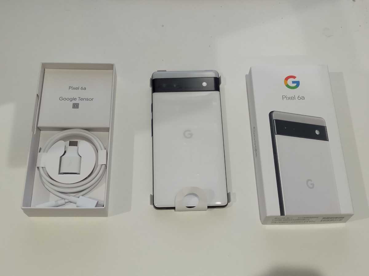 新品未使用・購入証明書付き】Google Pixel 6a 128GB ホワイト(Chalk