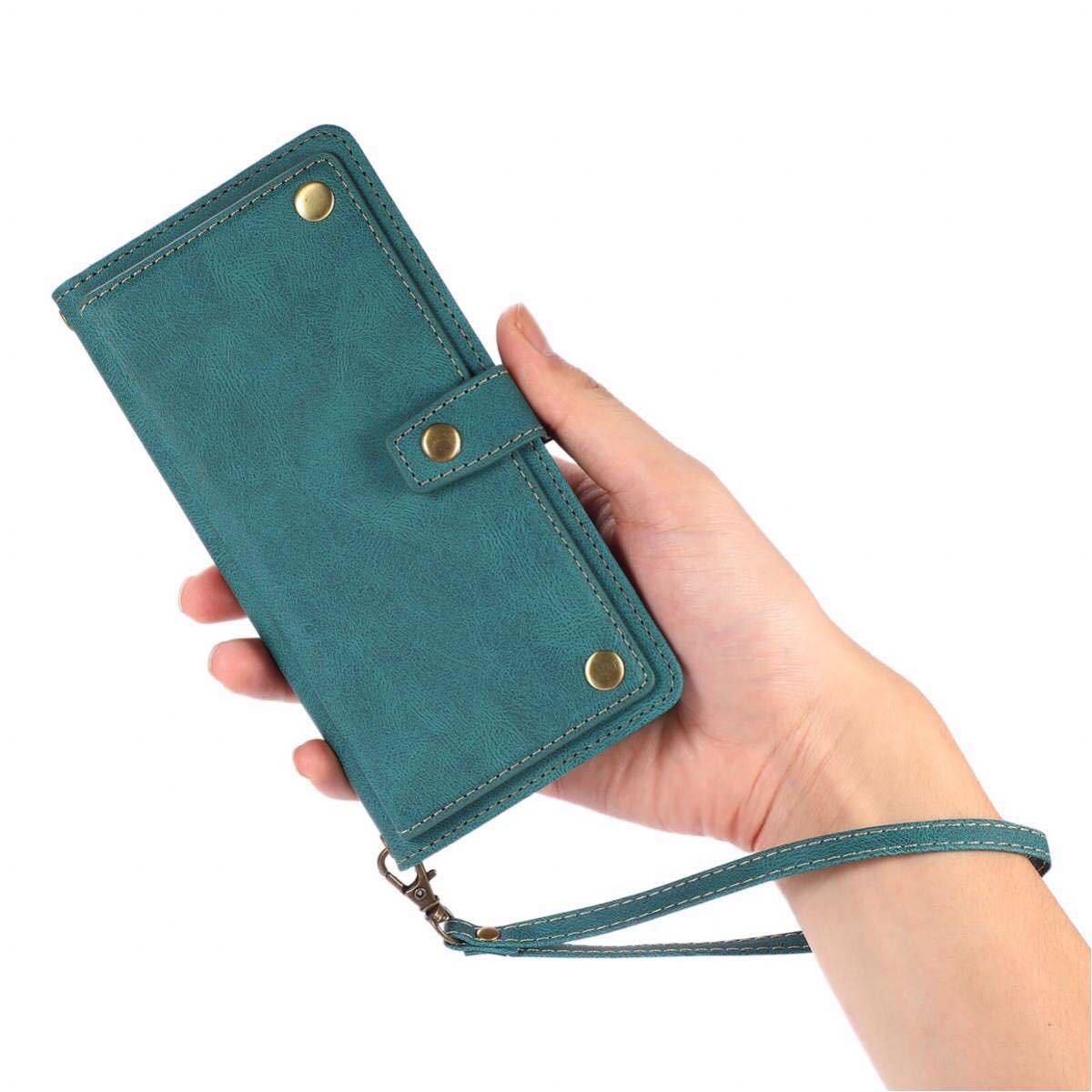 iphone6 leather case iPhone 6s shoulder case iPhone 6/6s shoulder case notebook type card storage with strap .G