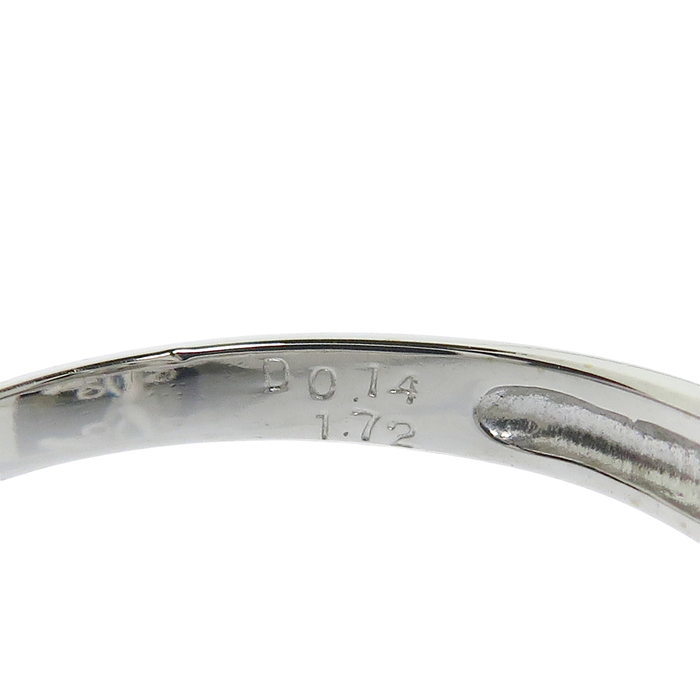 13号 仕上げ済 ブルートパーズ 1.72ct ダイヤモンド 計0.14ct リング