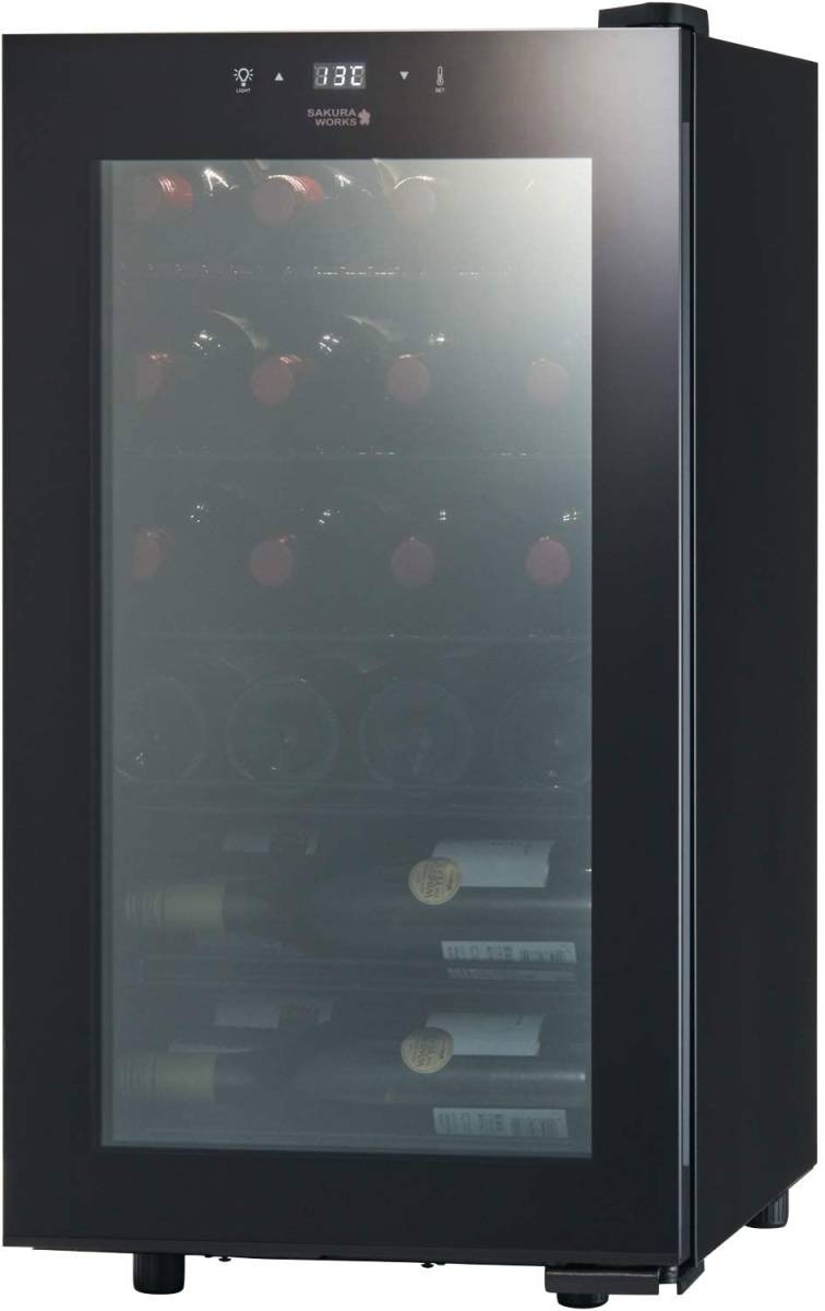  most discussed staying home commodity wine cellar compressor type 2 2 ps storage Rintuf 70L wine cooler 4*C-16*C temperature degree setting japan sake preservation PSE certification ending JC-70