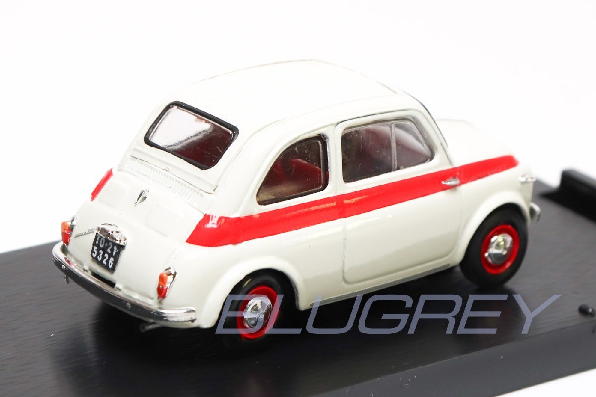 ブルム 1/43 フィアット ヌオーヴァ 500 スポーツ メタルトップ グレー 1957 BRUMM FIAT NUOVA 500 SPORT TETTO METALLICO_画像2