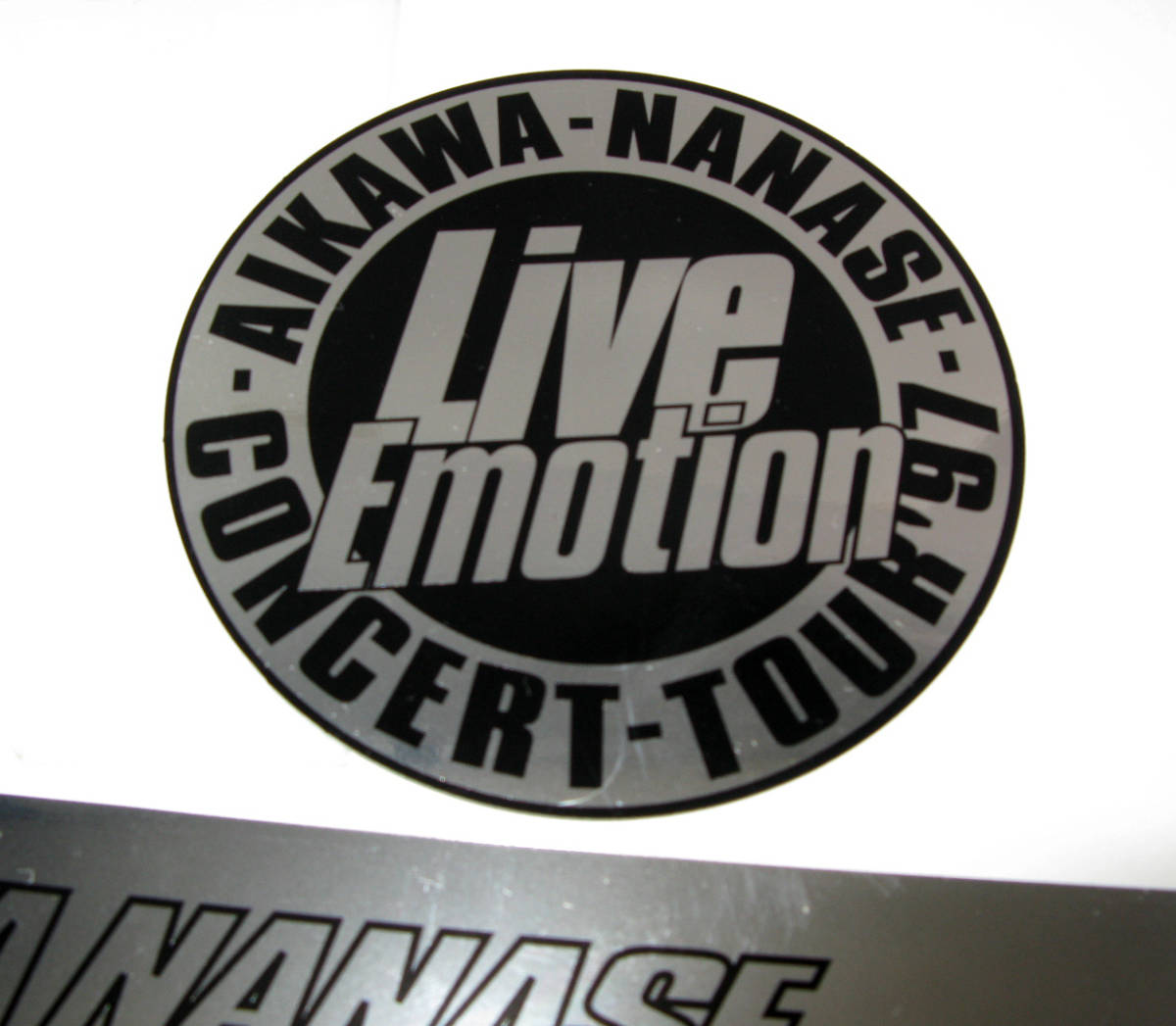 1997年 ファンクラブ コンサートツアー エモーション 相川七瀬 ステッカー Yahoo!オークション - 相川七瀬 Live Emotion Concert Tour'97
