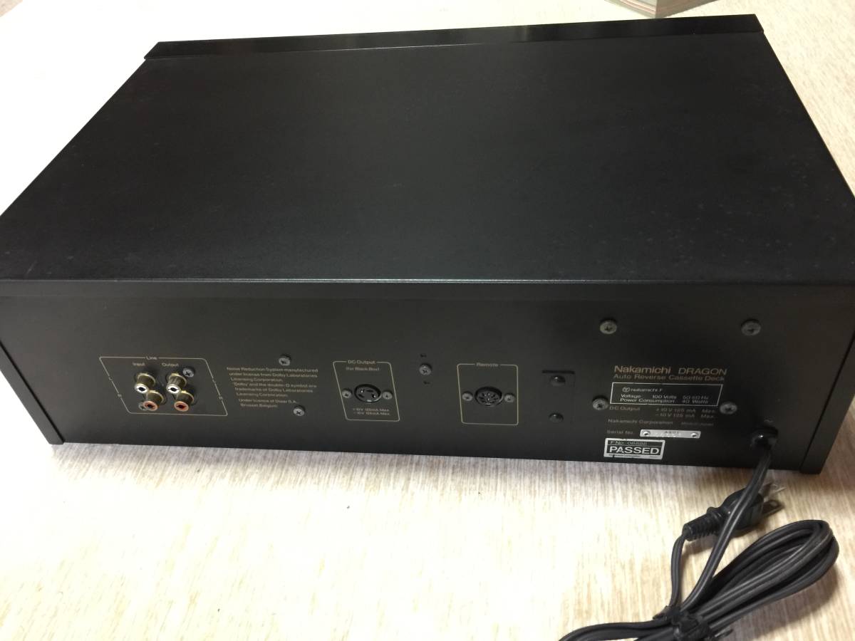 Nakamichi ナカミチ DRAGON ドラゴン カセットデッキ エムエー Nakamichi ナカミチ DRAGON ドラゴン カセットデッキ エムエー
