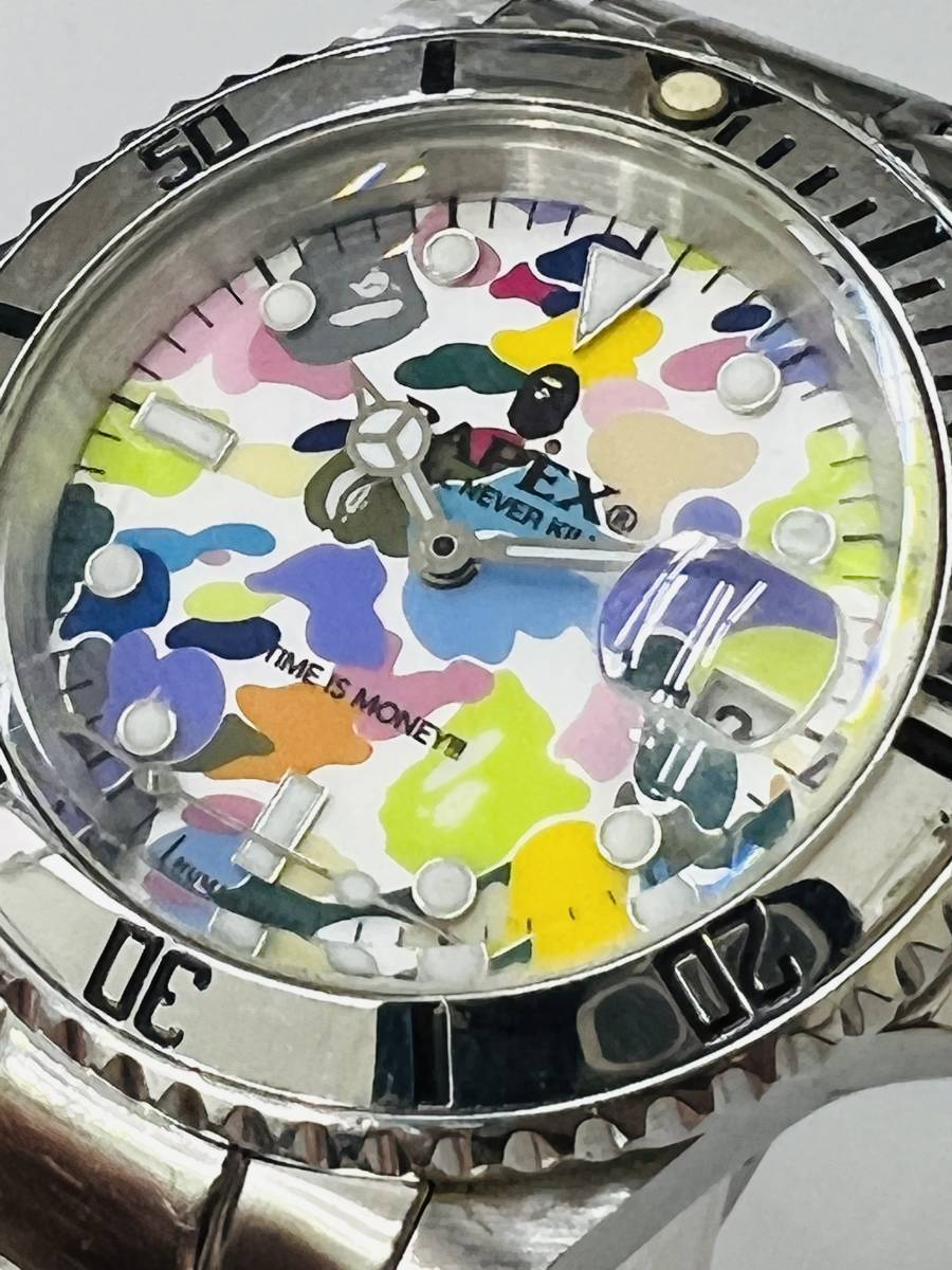 1円〜 ジャンク BAPEX サルマリーナ A BATHING APE 自動巻 時計