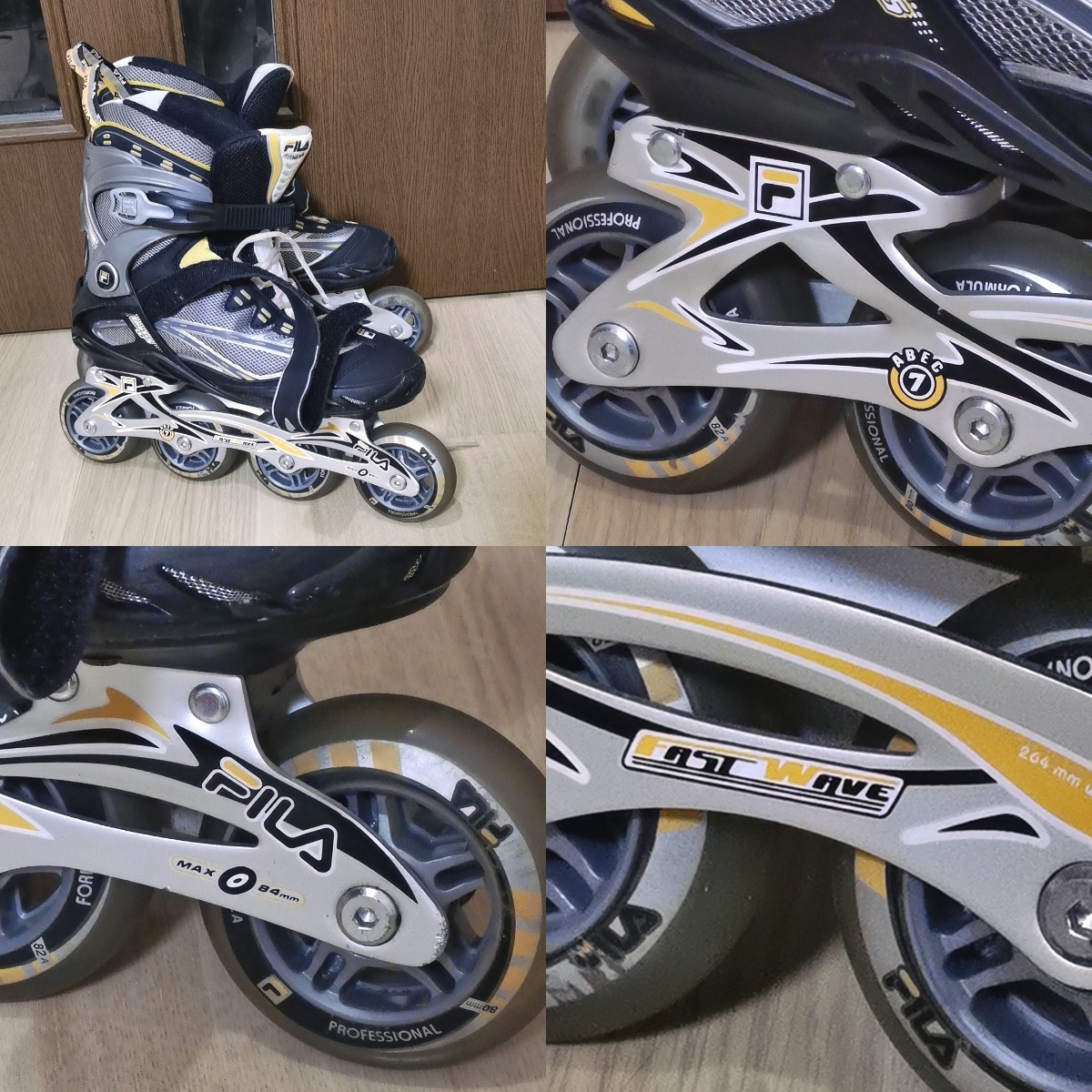 27 5cm fila abec7 4輪 インラインスケート ローラーブレード 27 5cm fila abec7 4輪 インラインスケート ローラーブレード