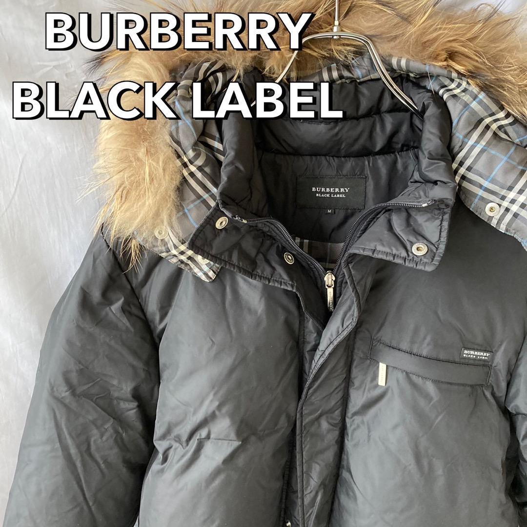 ホワイトグースダウン BURBERRY BLACK LABEL