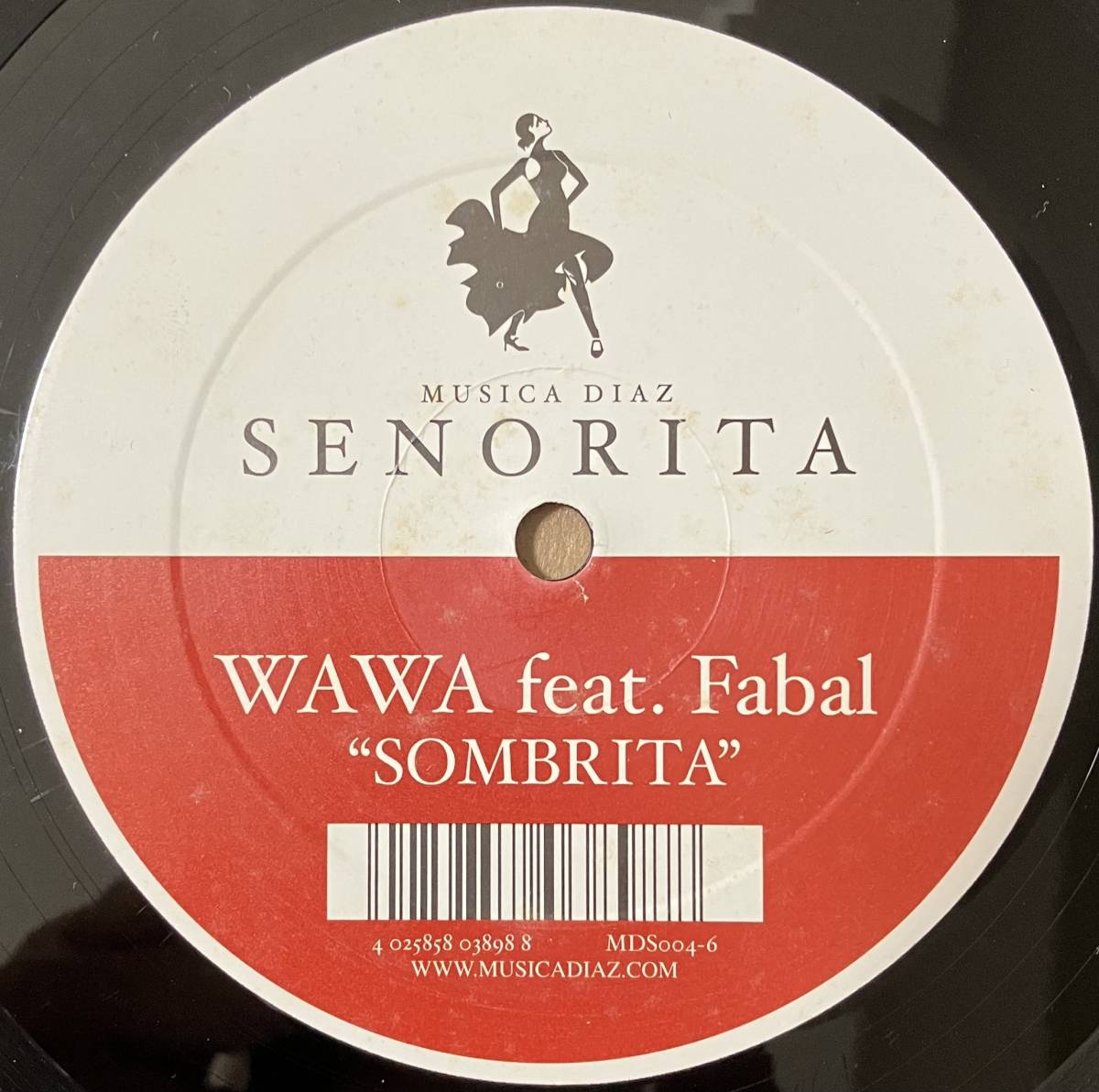 [ 12 / レコード ] Wawa Feat. Fabal / Sombrita ( Latin House ) Musica Diaz Senorita ラテンハウス_画像4