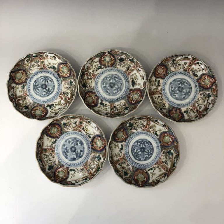 古伊万里 色絵金襴種 なます皿 20客 - www.galerieamlindenhof.ch