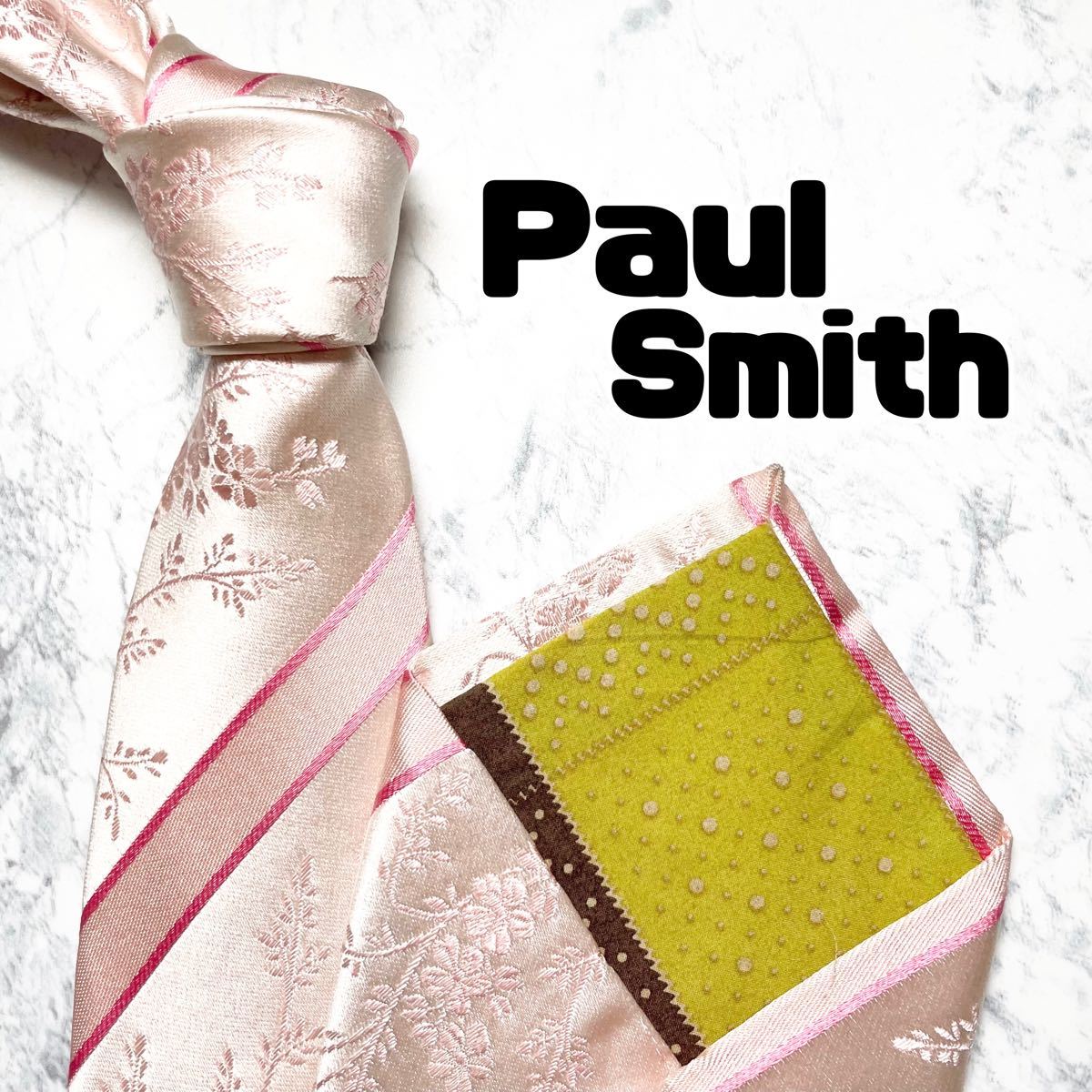 PayPayフリマ|【極美品】Paul Smith ネクタイ 花柄 ストライプ柄 光沢 肉厚 PayPayフリマ|【極美品】Paul Smith ネクタイ 花柄 ストライプ柄 光沢 肉厚