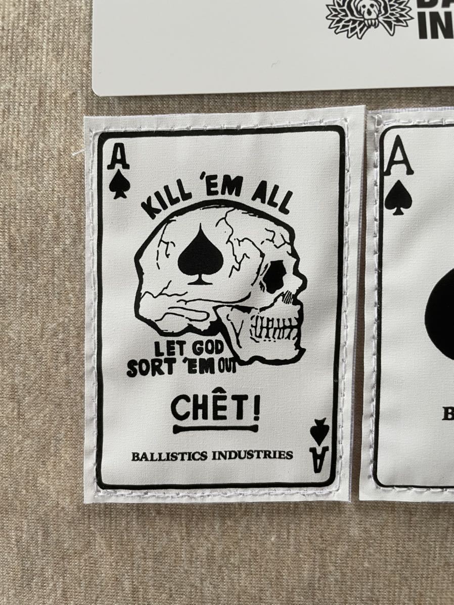 送料込 新品 BALLISTICS CARD WAPPEN SET カード ワッペン セット ベルクロ バリスティクス マルチカバー ガスケース 等に取付可能