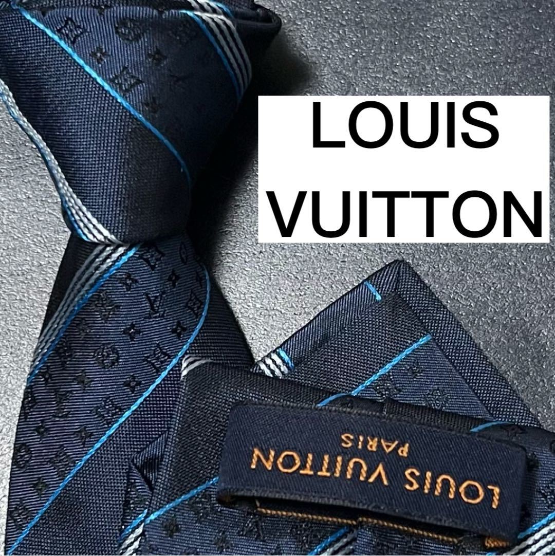 未使用 ネクタイ シルク100% LOUIS VUITTON ルイヴィトン 現行