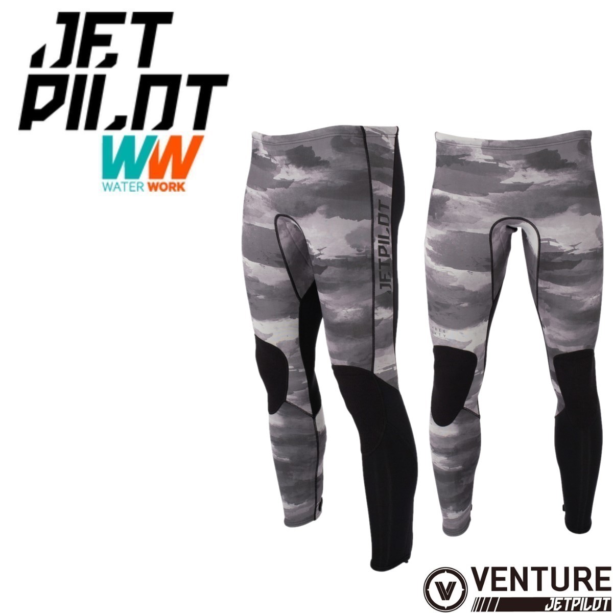 ジェットパイロット JETPILOT 2023 ウェットスーツ 送料無料 ベンチャー パンツ カモ/ブラック S JA22153C ジェット SUP