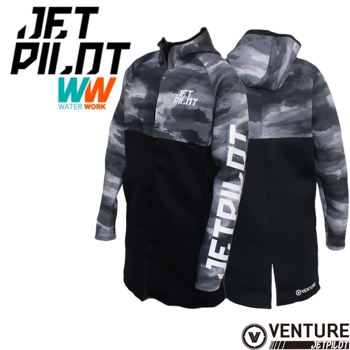  jet Pilot JETPILOT 2023 морской пальто бесплатная доставка венчурный длинный tour coat JA22164C утка / черный 2XL jet 