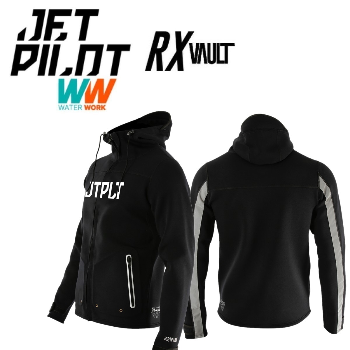 ジェットパイロット JETPILOT 2023 マリンコート 送料無料 RX ツアーコート JA22171 ブラック 2XL デッキコート