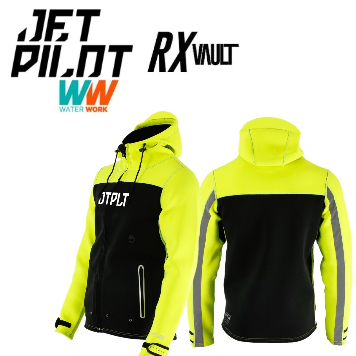 ジェットパイロット JETPILOT 2023 マリンコート 送料無料 RX ツアーコート JA22171 イエロー 2XL デッキコート