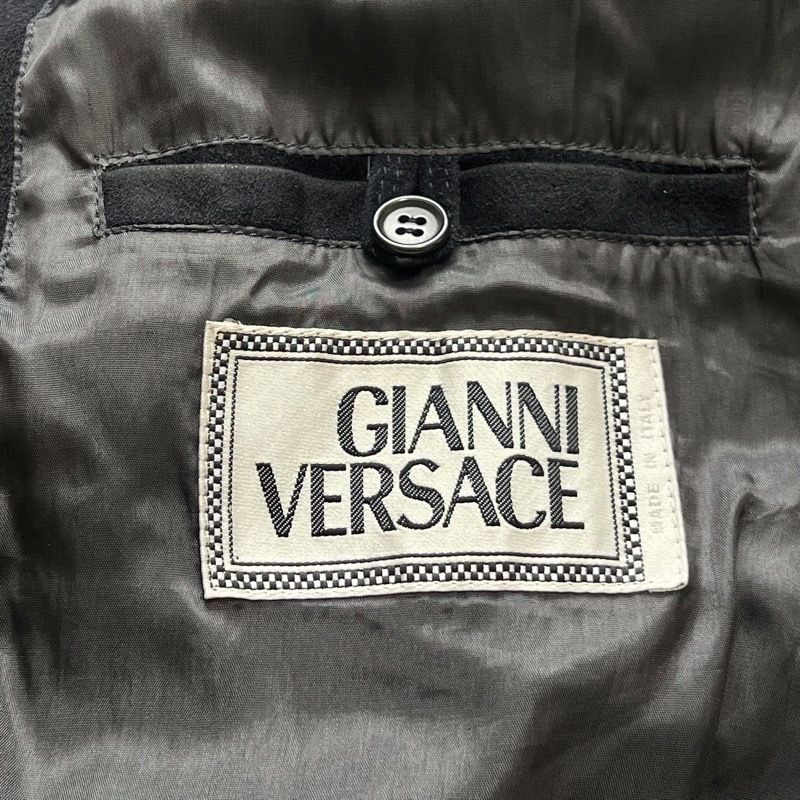 GIANNI VERSACE ジャンニ ヴェルサーチ RUFFO スエード メデューサ