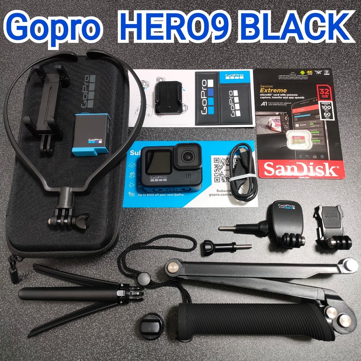 お得セット】GoPro HERO9 BLACK SD付 Yahoo!フリマ（旧）-