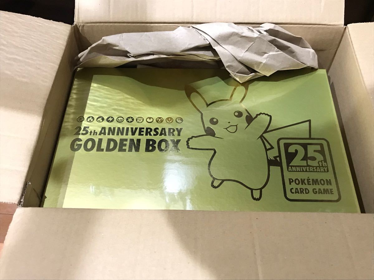 【海外正規品】 25thANNIVERSARY Amazon受注生産版 BOX GOLDEN ポケモンカードゲーム
