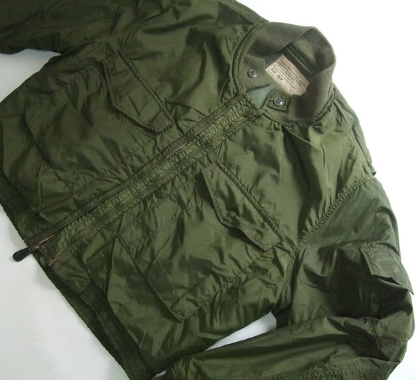 VINTAGE 60s 米軍実物 U.S.NAVY フライトジャケット JACKET FLYING WINTER サイズ 44R G-8 MIL-S-18342C(Wep) ビンテージ アメリカ古着