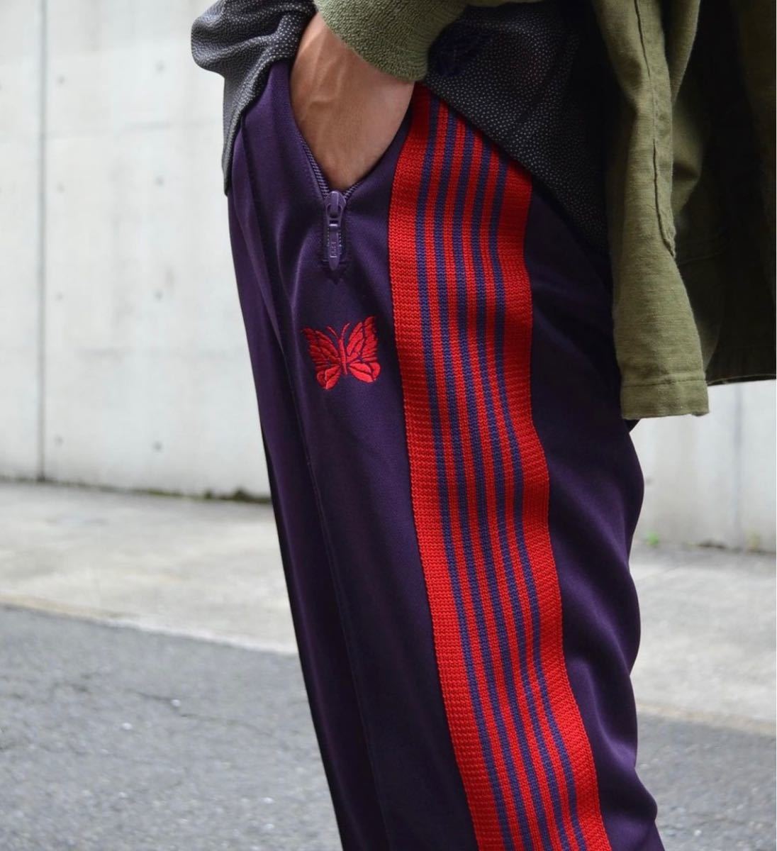 Needles ニードルズ H.D.Track Pant DK PURPLE-