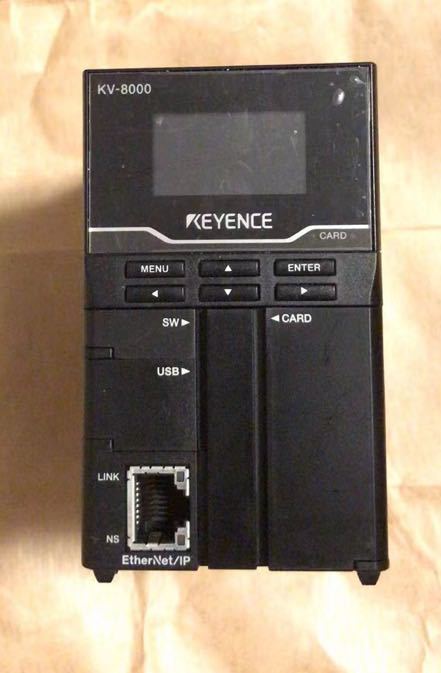 7/24-1)KEYENCE キーエンス KV-8000 CPUユニット シーケンサー、PLC