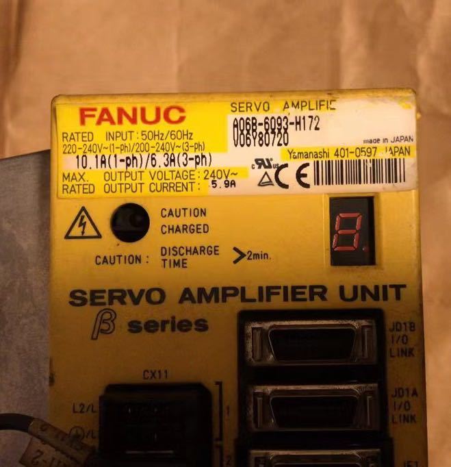7/24-1)FANUC ファナック サーボアンプ A06B-6093-H172 7/24-1)FANUC ファナック サーボアンプ A06B-6093-H172