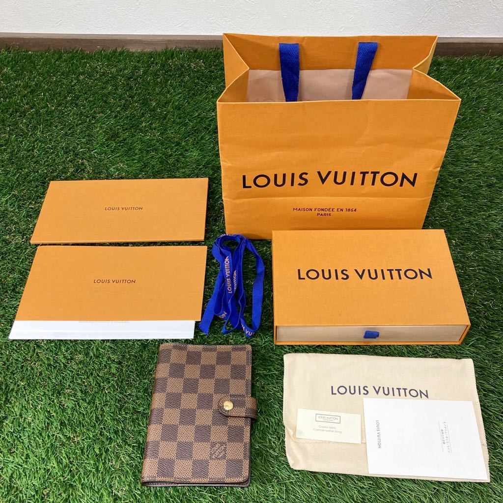 新品同様 ルイ ヴィトン LOUIS VUITTON ダミエ アジェンダ PM