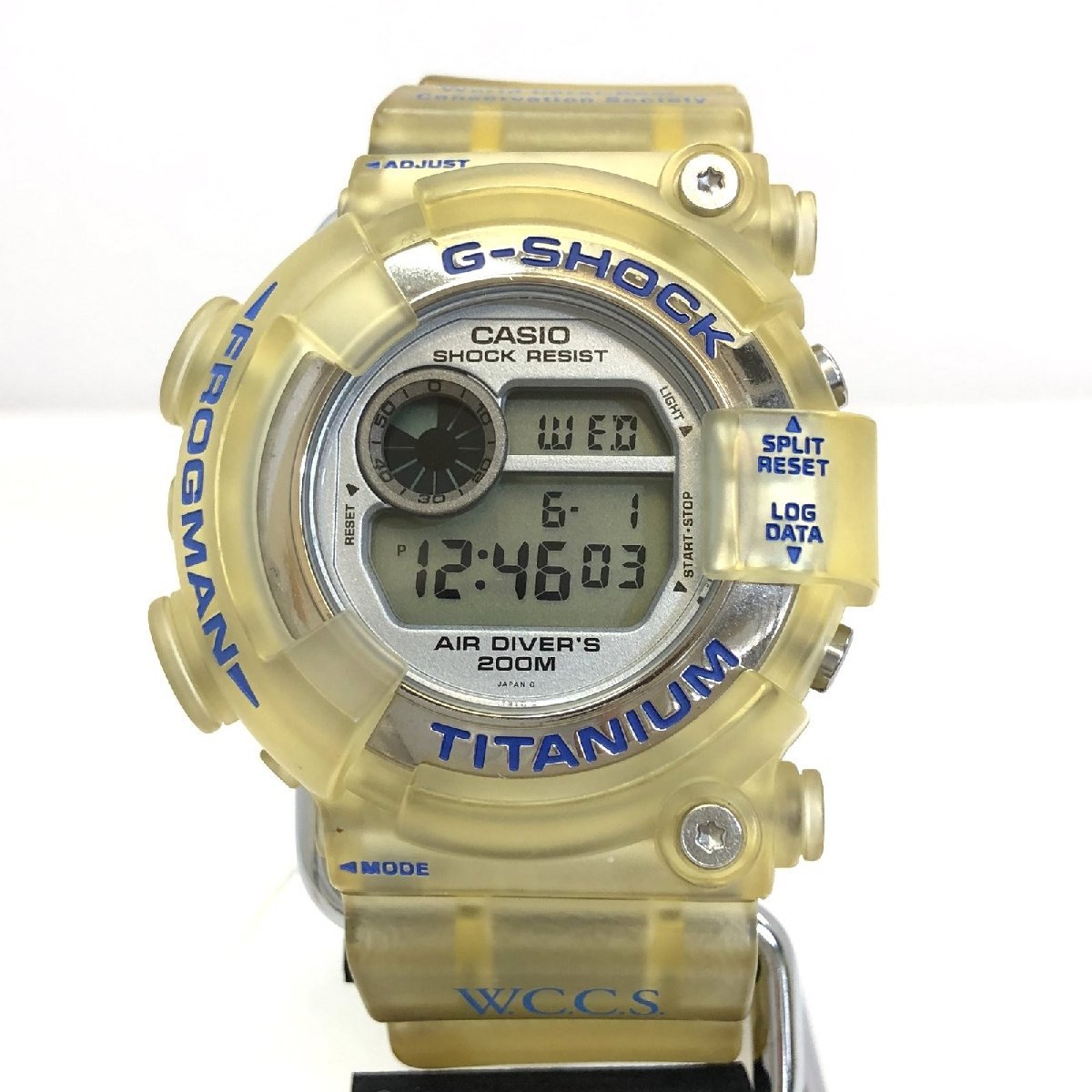 中古 G-SHOCK ジーショック CASIO カシオ 腕時計 DW-8201WC-2T フロッグマン FROGMAN WCCS RY6157M