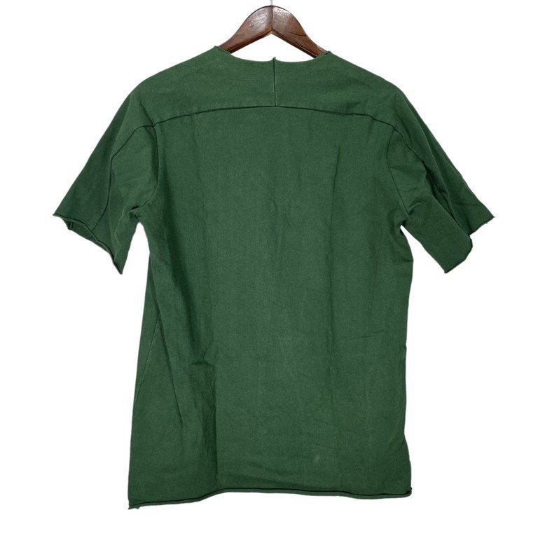 ware 【men2550I】 コットンジャージーアナトミカルオーバーロックカットオフカットソー Tシャツ Tee T-shirt 裁ち切り ウェア メンズ AR_画像2