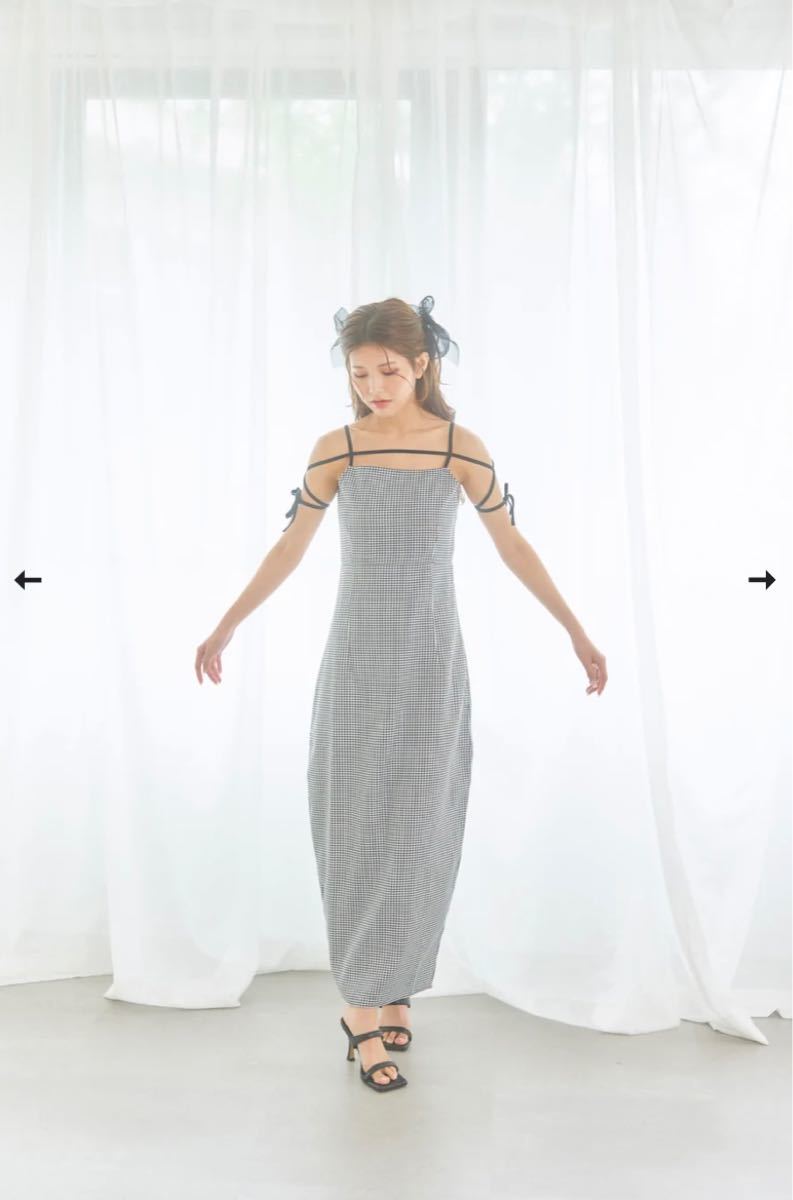 andlottie/ feather long cami one-piece - ロングワンピース