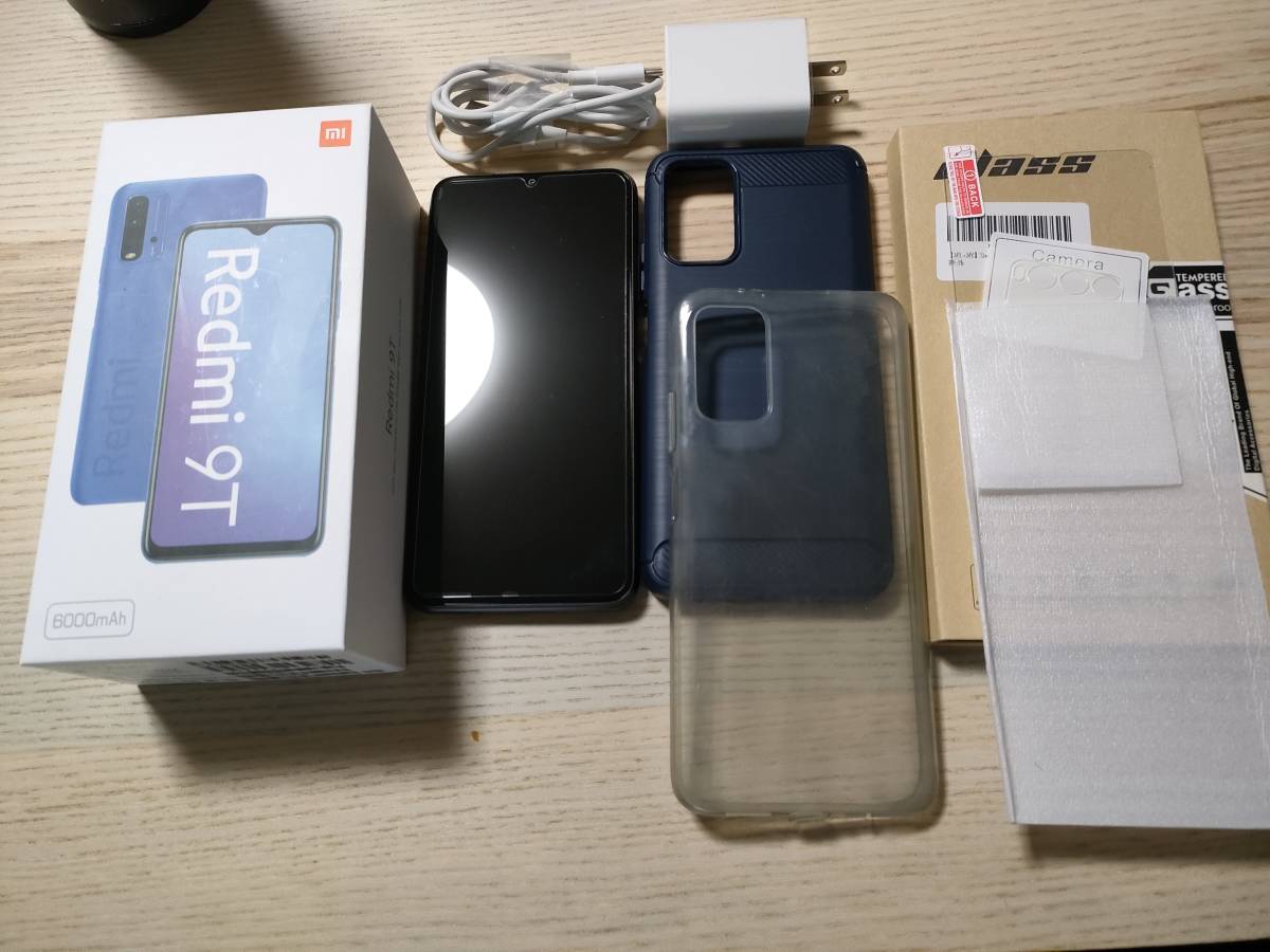 Xiaomi Redmi 9T 4GB/64GB 本体 SIMフリー 美品 カーボングレー おまけ