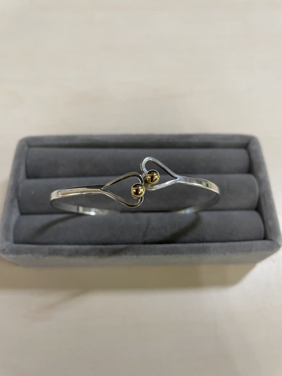 セール品 Tiffany ティファニー ラブノット バングル 廃盤 925 750