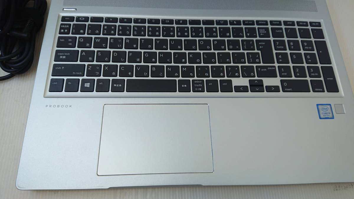 HP ProBook 450 G6 15.6型 Core i5-8265U 1.6GHz メモリ8GB SSD256GB windows10リカバリ Wi-Fi カメラ 動作品_画像5
