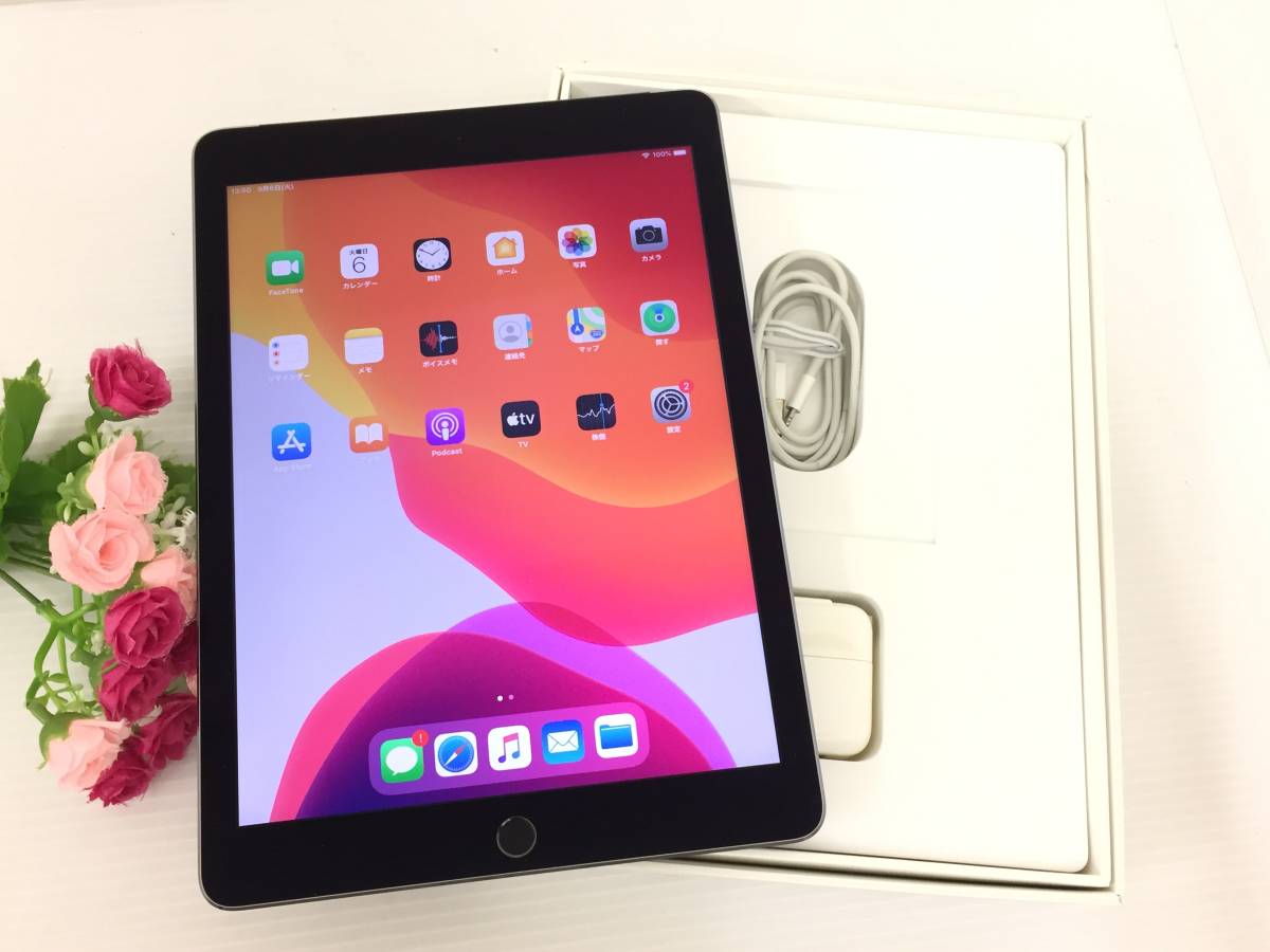 〇au iPad Air 2 Wi-Fi＋Cellularモデル 16GB A1567(MGGX2J/A