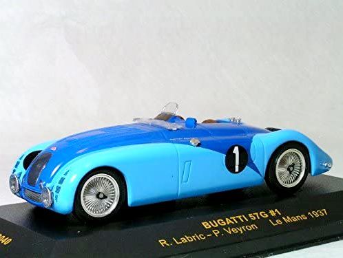 ■即決 ixo 1/43【ブガッティ 57G #1 R.Labric-P.Veyron Le Mans 1937 LMC040_参考見本です