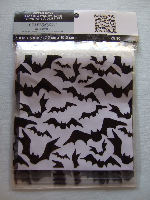  Halloween Zip bag bat -2 stock bag sack abroad 