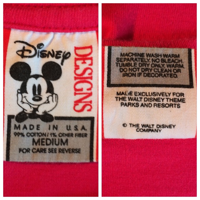 Paypayフリマ 送料無料 ミニーマウス Minnie Mouse ヴィンテージ Usa製アメリカ購入 M オフィシャルtシャツ Disney ディズニー Used古着服ミッキー