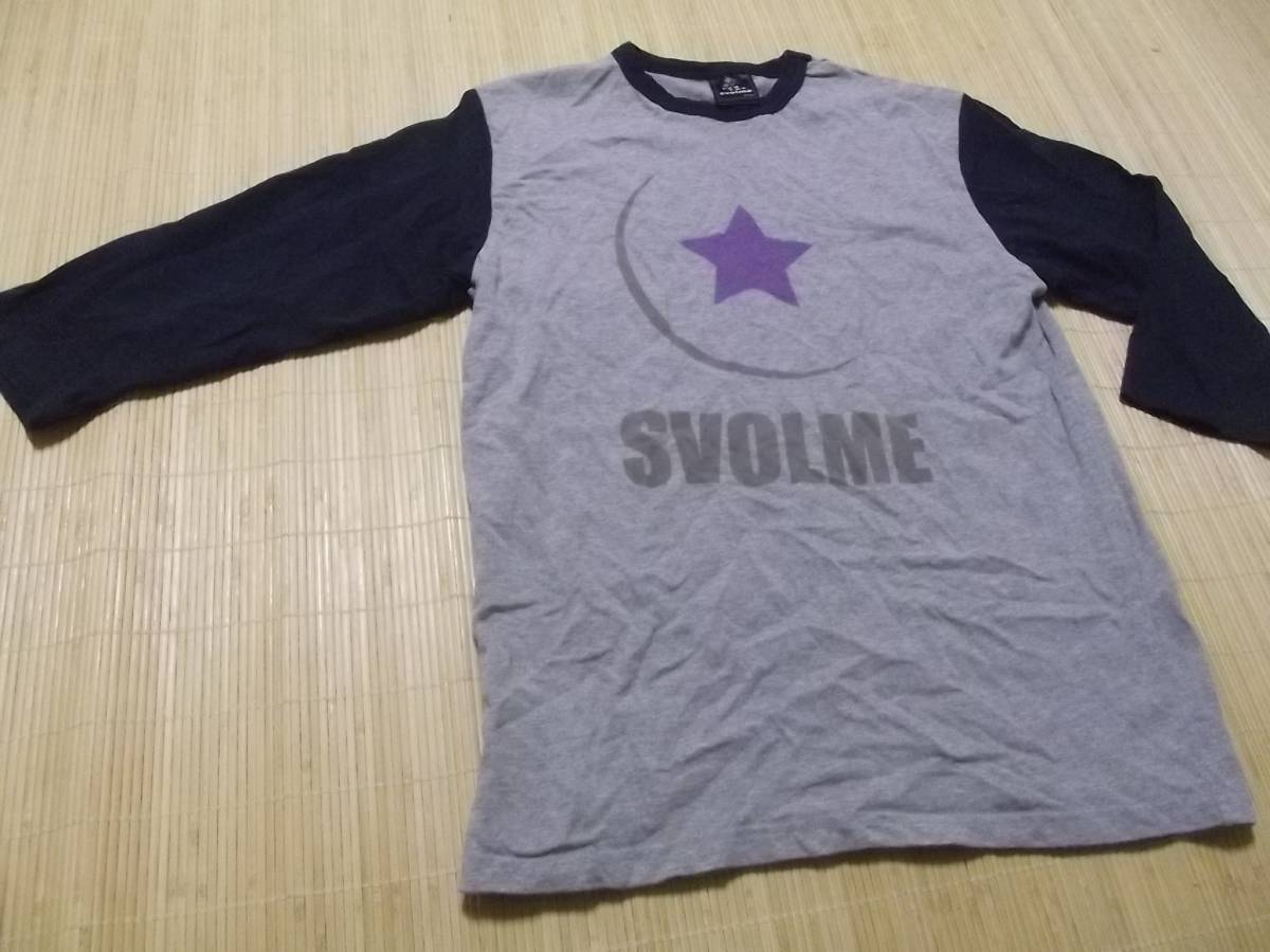 まとめて即決！スボルメSVOLMEコットン半端袖スリムTシャツ_画像1