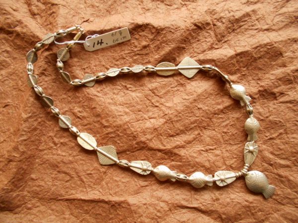 KAREN NECKRACE necklace NO14.64 cm61 g Myanma Bill ma Curren group silver stamp original silver 975 and more 