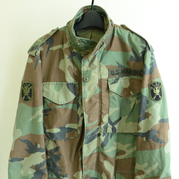 83sビンテージ 米軍実物 M-65 フィールドジャケット 迷彩 カモフラ size S-R_画像1