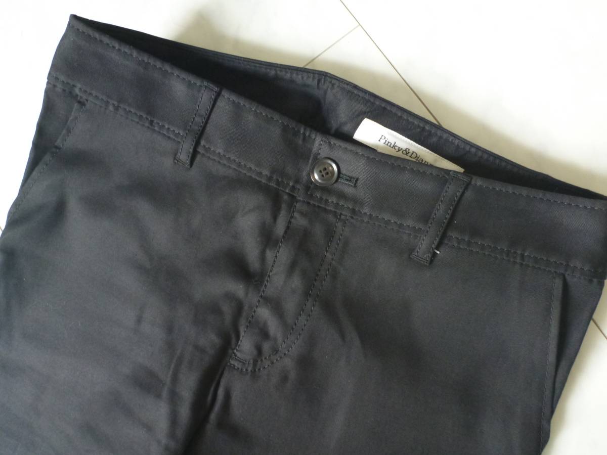  as good as new PINKY&DIANNE( Pinky & Diane ) black black half edge height pants 36