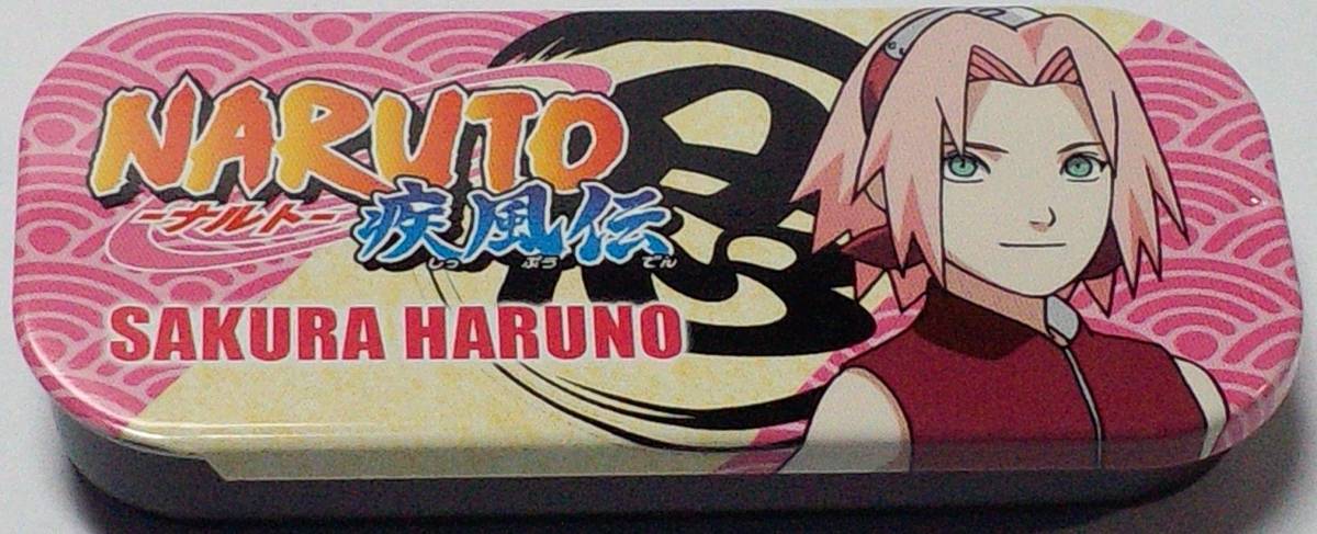 NARUTO-ナルト-疾風伝 ミニ缶ケース SAKURA HARUNO 郵送無料の画像1